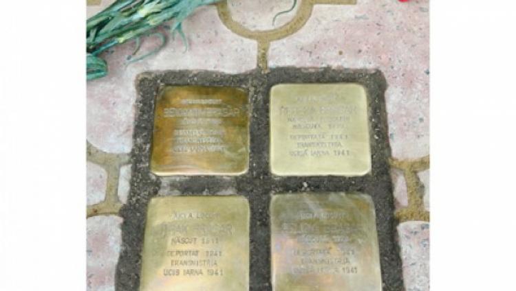 «Камни преткновения» в память жертв Шоа появились в Кишиневе